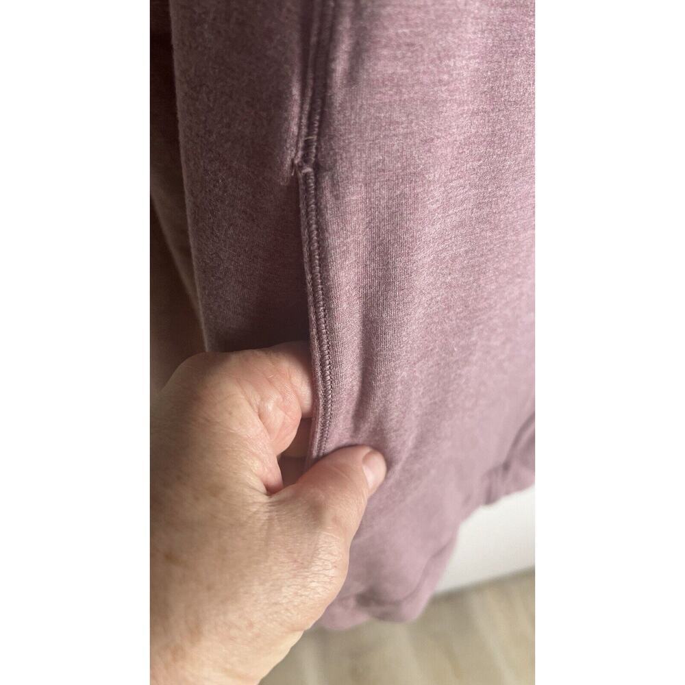 Lululemon Coast Easy Wrap Women’s Size 6 Heather Misty Merlot Cowl Neck Modal - Picture 10 of 12